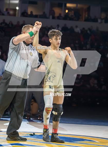 Thumbnail 3 in CIF State Boys Wrestling Championships (Finals; 106lbs - 145llbs) photogallery.