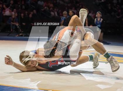 Thumbnail 1 in CIF State Boys Wrestling Championships (Finals; 106lbs - 145llbs) photogallery.