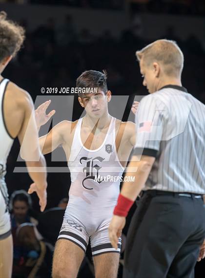 Thumbnail 1 in CIF State Boys Wrestling Championships (Finals; 106lbs - 145llbs) photogallery.