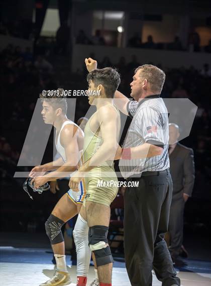 Thumbnail 2 in CIF State Boys Wrestling Championships (Finals; 106lbs - 145llbs) photogallery.