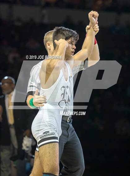 Thumbnail 2 in CIF State Boys Wrestling Championships (Finals; 106lbs - 145llbs) photogallery.