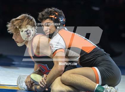 Thumbnail 3 in CIF State Boys Wrestling Championships (Finals; 106lbs - 145llbs) photogallery.
