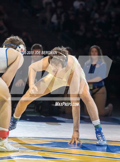 Thumbnail 3 in CIF State Boys Wrestling Championships (Finals; 106lbs - 145llbs) photogallery.
