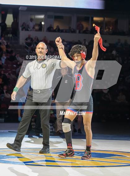 Thumbnail 1 in CIF State Boys Wrestling Championships (Finals; 106lbs - 145llbs) photogallery.