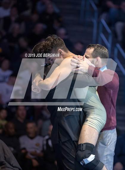 Thumbnail 1 in CIF State Boys Wrestling Championships (Finals; 106lbs - 145llbs) photogallery.