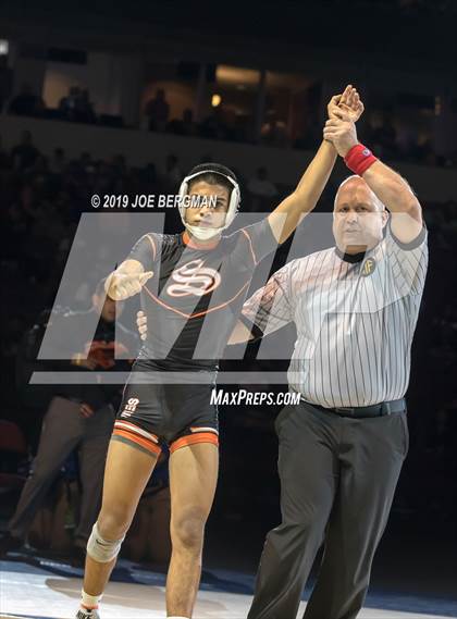 Thumbnail 3 in CIF State Boys Wrestling Championships (Finals; 106lbs - 145llbs) photogallery.