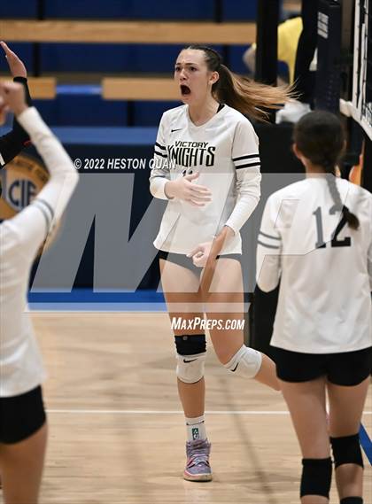 Thumbnail 2 in Berean Christian vs.Victory Christian Academy (CIF State D5 Final) photogallery.