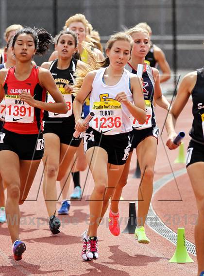Thumbnail 2 in Arcadia Invitational (Distance Medley) photogallery.