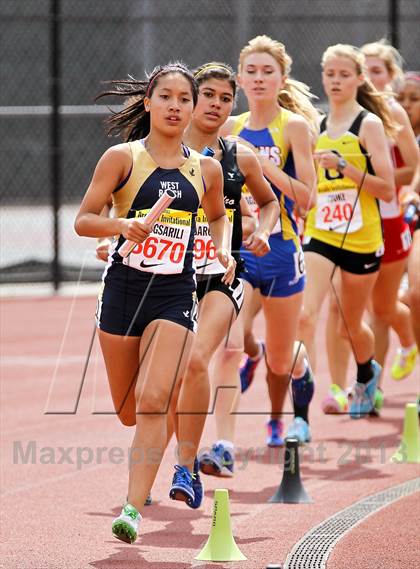 Thumbnail 1 in Arcadia Invitational (Distance Medley) photogallery.