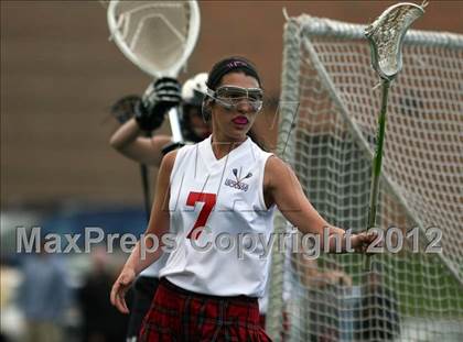 Thumbnail 2 in Ursuline Academy vs. John Burroughs photogallery.