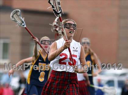 Thumbnail 2 in Ursuline Academy vs. John Burroughs photogallery.