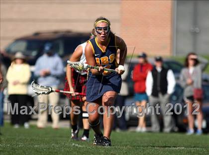 Thumbnail 2 in Ursuline Academy vs. John Burroughs photogallery.