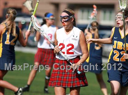 Thumbnail 2 in Ursuline Academy vs. John Burroughs photogallery.