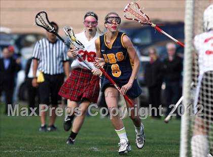 Thumbnail 2 in Ursuline Academy vs. John Burroughs photogallery.