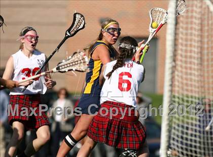 Thumbnail 2 in Ursuline Academy vs. John Burroughs photogallery.