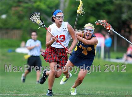 Thumbnail 2 in Ursuline Academy vs. John Burroughs photogallery.
