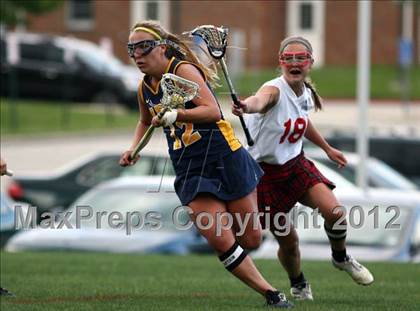 Thumbnail 2 in Ursuline Academy vs. John Burroughs photogallery.