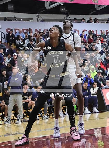 Thumbnail 1 in St. John Bosco vs. Paul VI (Army National Guard Hoophall Classic) photogallery.