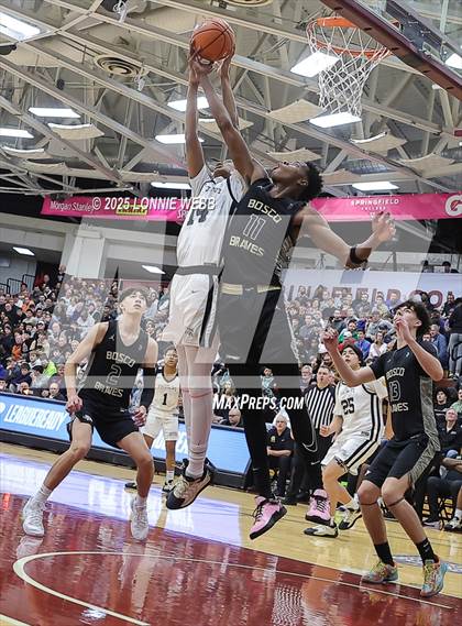 Thumbnail 3 in St. John Bosco vs. Paul VI (Army National Guard Hoophall Classic) photogallery.