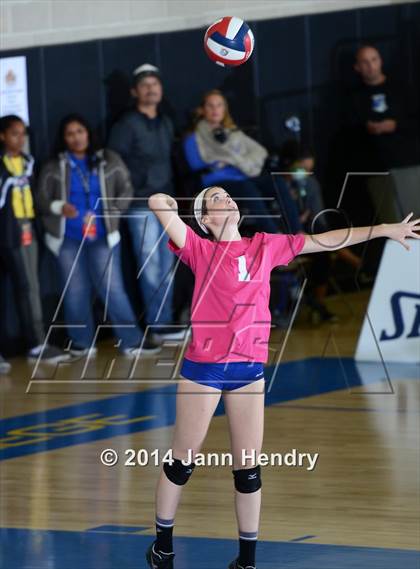Thumbnail 2 in Saddleback Valley Christian vs. Sacred Heart Cathedral (CIF State D3 Final) photogallery.