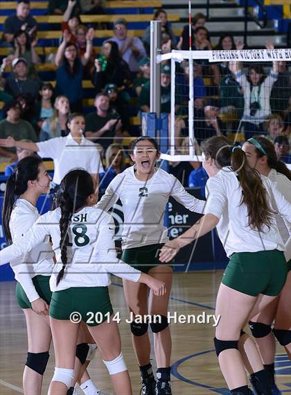 Thumbnail 3 in Saddleback Valley Christian vs. Sacred Heart Cathedral (CIF State D3 Final) photogallery.