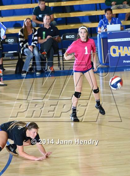 Thumbnail 3 in Saddleback Valley Christian vs. Sacred Heart Cathedral (CIF State D3 Final) photogallery.