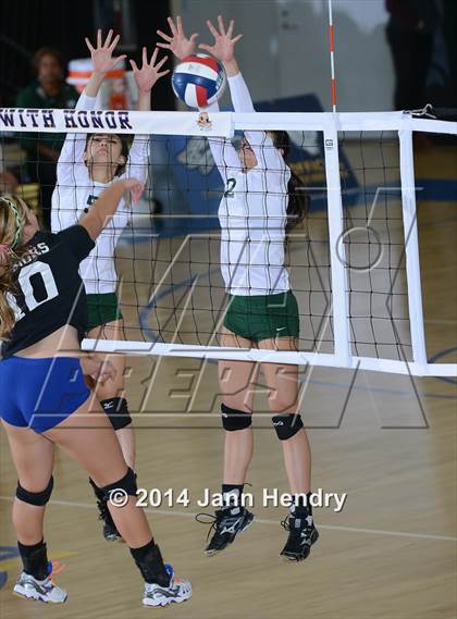 Thumbnail 3 in Saddleback Valley Christian vs. Sacred Heart Cathedral (CIF State D3 Final) photogallery.