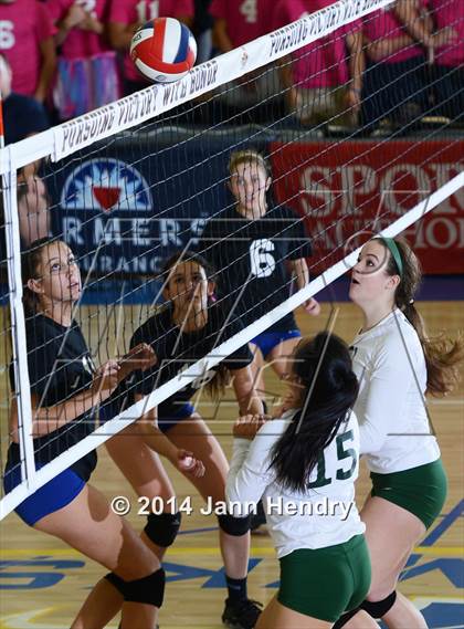 Thumbnail 3 in Saddleback Valley Christian vs. Sacred Heart Cathedral (CIF State D3 Final) photogallery.