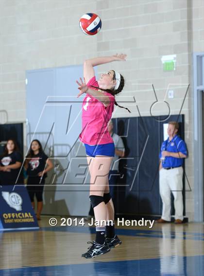 Thumbnail 3 in Saddleback Valley Christian vs. Sacred Heart Cathedral (CIF State D3 Final) photogallery.