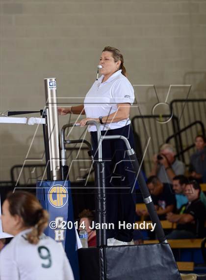Thumbnail 2 in Saddleback Valley Christian vs. Sacred Heart Cathedral (CIF State D3 Final) photogallery.