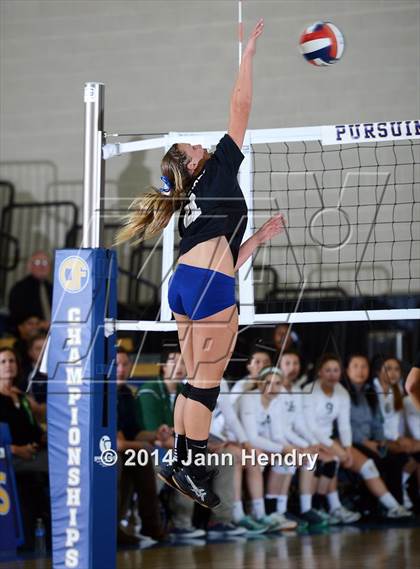 Thumbnail 3 in Saddleback Valley Christian vs. Sacred Heart Cathedral (CIF State D3 Final) photogallery.