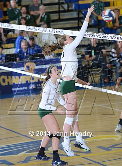 Thumbnail 3 in Saddleback Valley Christian vs. Sacred Heart Cathedral (CIF State D3 Final) photogallery.