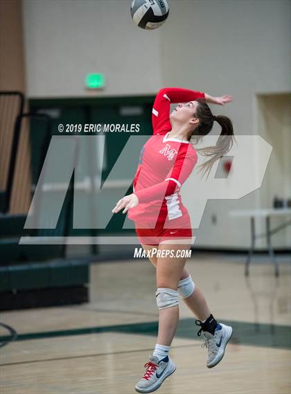Thumbnail 2 in San Joaquin Memorial vs Hanford (Patriot Varsity Tournament) photogallery.