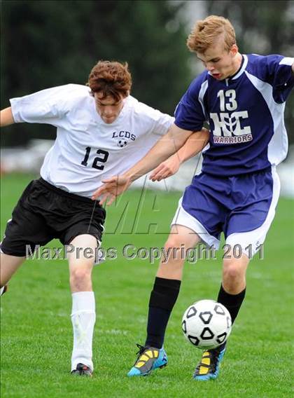 Thumbnail 1 in Hershey Christian vs Lancaster Country Day (D3 Playoff) photogallery.