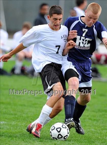 Thumbnail 2 in Hershey Christian vs Lancaster Country Day (D3 Playoff) photogallery.