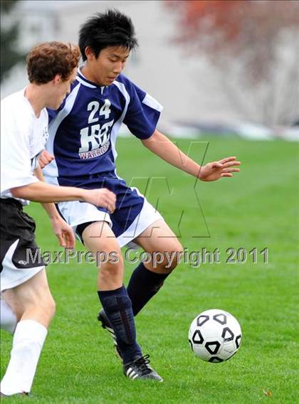 Thumbnail 3 in Hershey Christian vs Lancaster Country Day (D3 Playoff) photogallery.