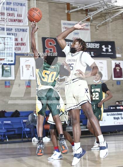 Thumbnail 3 in Xaverian vs Holy Cross (CHSAA Spring Tournament) photogallery.