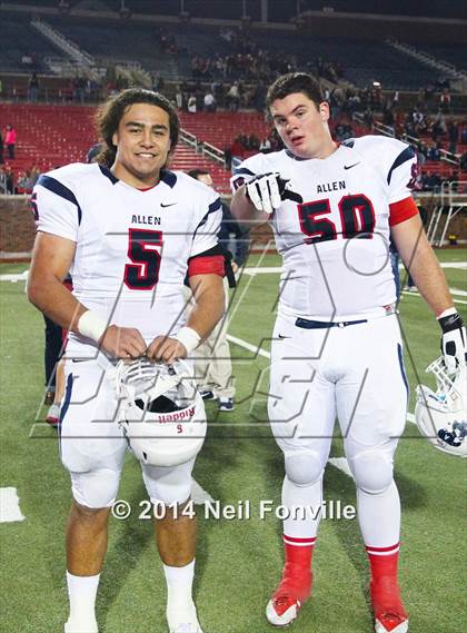 Thumbnail 2 in Skyline vs. Allen (UIL 6A Division I Semifinal) photogallery.