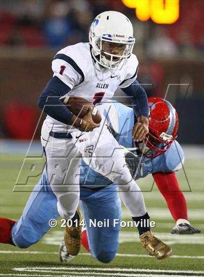Thumbnail 2 in Skyline vs. Allen (UIL 6A Division I Semifinal) photogallery.
