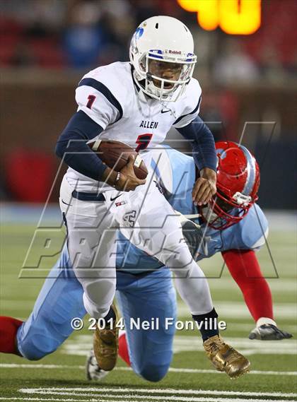 Thumbnail 2 in Skyline vs. Allen (UIL 6A Division I Semifinal) photogallery.