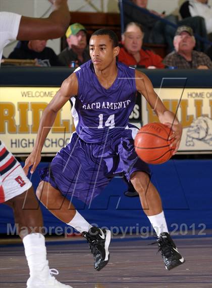 Thumbnail 1 in Sacramento vs. Dublin (Gridley Invitational Basketball Tournament) photogallery.