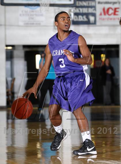 Thumbnail 2 in Sacramento vs. Dublin (Gridley Invitational Basketball Tournament) photogallery.