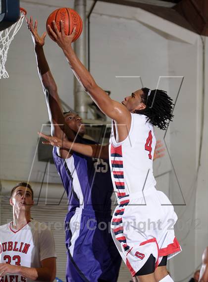 Thumbnail 3 in Sacramento vs. Dublin (Gridley Invitational Basketball Tournament) photogallery.