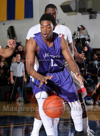 Thumbnail 2 in Sacramento vs. Dublin (Gridley Invitational Basketball Tournament) photogallery.