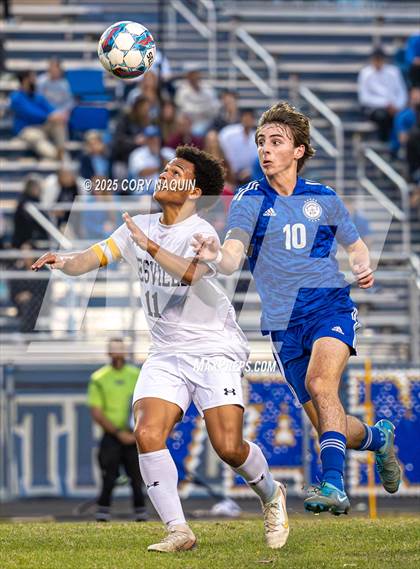 Thumbnail 2 in Vandebilt Catholic vs. Leesville photogallery.