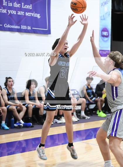 Thumbnail 1 in Northwest Christian vs. Horizon Honors (Coyotes Basketball Invitational) photogallery.