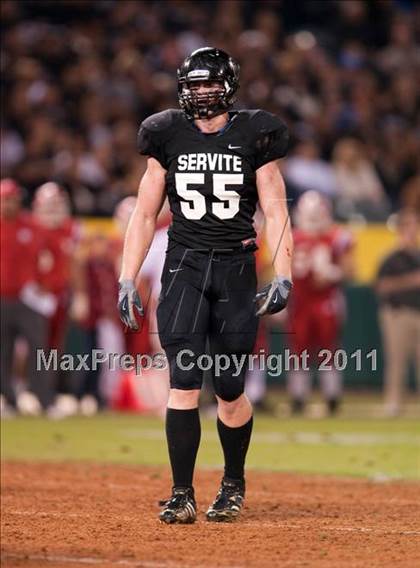 Thumbnail 3 in Mater Dei vs.Servite photogallery.
