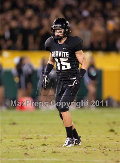 Thumbnail 2 in Mater Dei vs.Servite photogallery.
