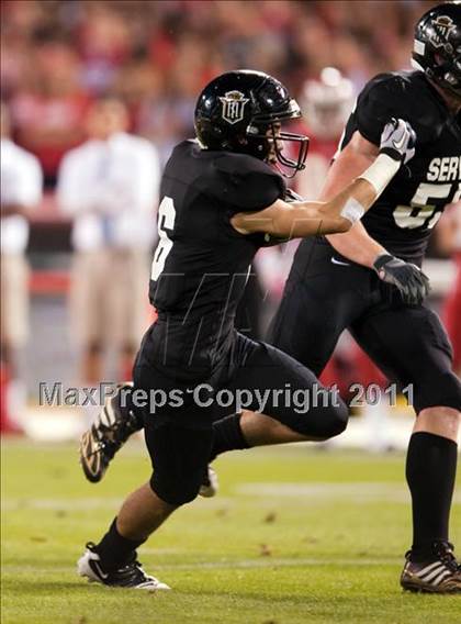 Thumbnail 2 in Mater Dei vs.Servite photogallery.