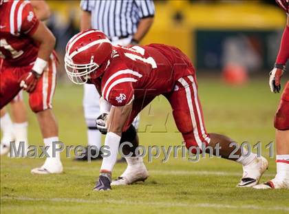 Thumbnail 3 in Mater Dei vs.Servite photogallery.